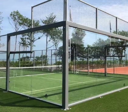 The Panoramic Padel court gives you a pleasant sports experience