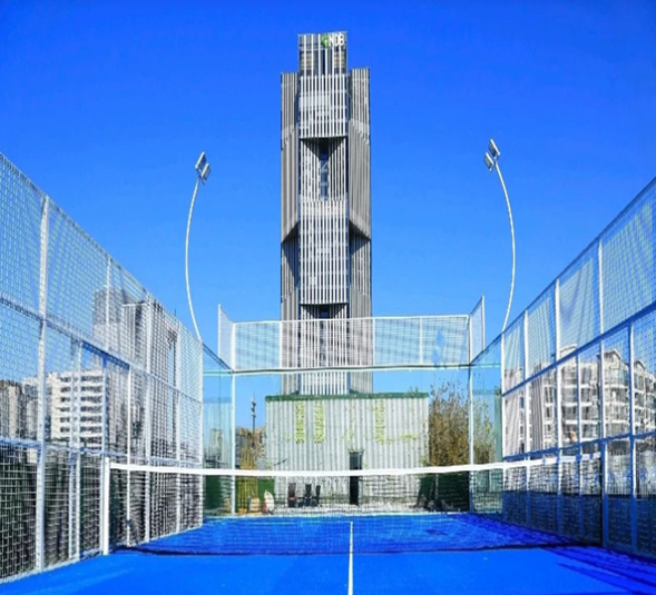 Panoramic Padel court color matching